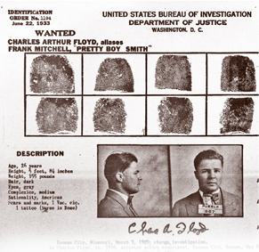 Charles Arthur 'Pretty Boy' Floyd became the FBI's 'Public Enemy No. 1.'